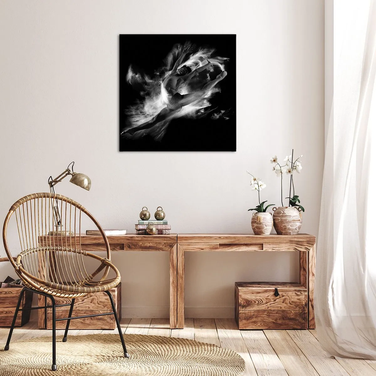 Quadro su tela - Stampe su Tela - Fermo in volo - 50x50 cm