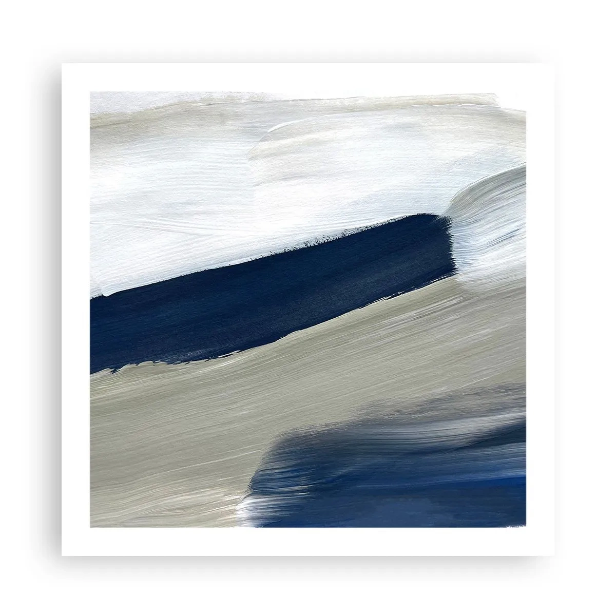 Poster - Incontro con il bianco - 60x60 cm