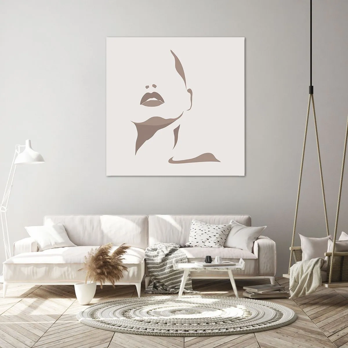 Quadro su tela - Stampe su Tela - Fatta di luce e ombra - 50x50 cm