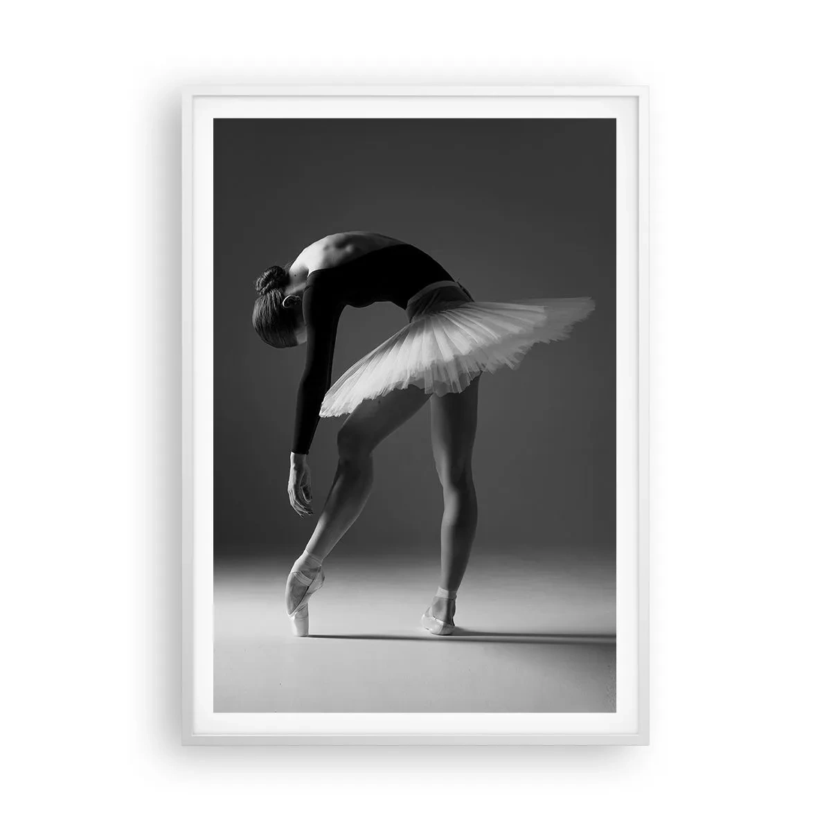 Poster in cornice bianca - Bella ballerina - 70x100 cm