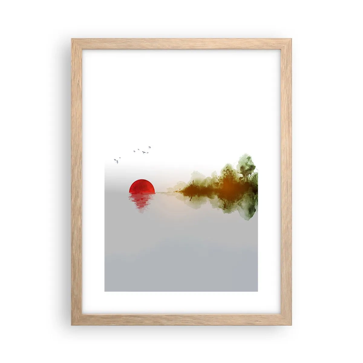 Poster in cornice rovere chiaro - Promessa di pace - 30x40 cm