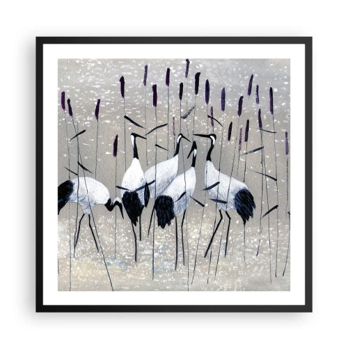 Poster in cornice nera - Tra i suoi - 60x60 cm