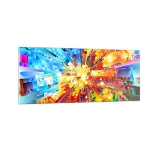 Quadro su vetro - In medias res - 100x40 cm