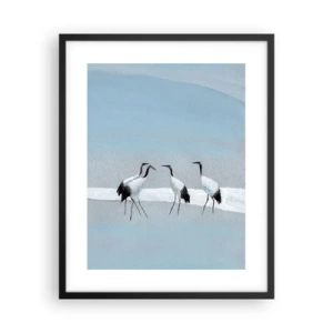 Poster in cornice nera - Dopo un giorno rovente - 40x50 cm