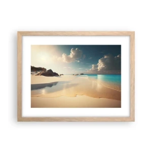 Poster in cornice rovere chiaro - Giornata ideale - 40x30 cm
