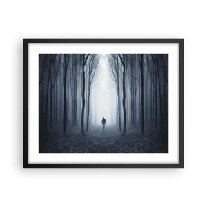 Poster in cornice nera - E tutto è semplice e chiaro - 50x40 cm