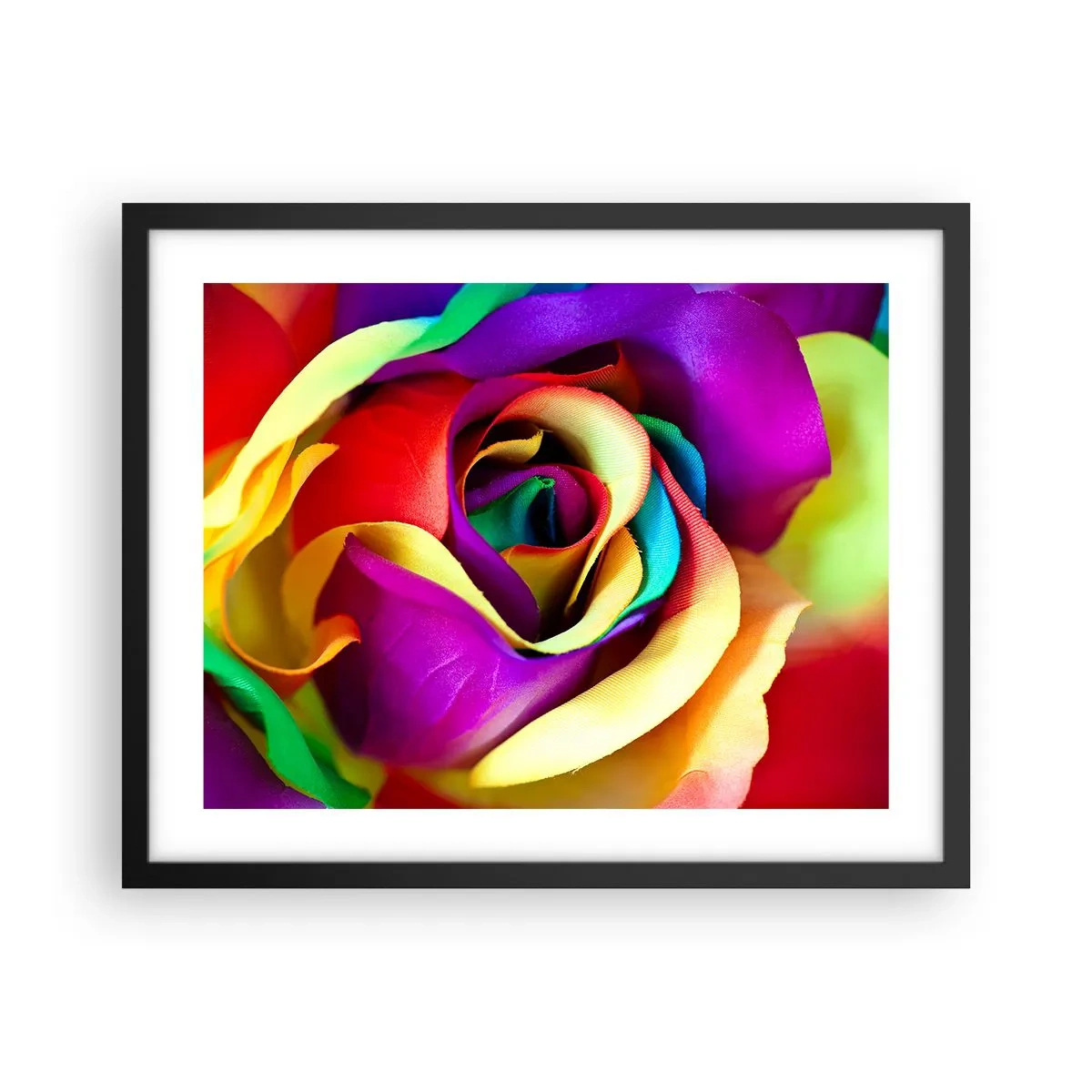 Poster in cornice nera - È impossibile - 50x40 cm