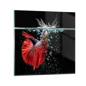 Quadro su vetro - Hai tre desideri - 30x30 cm