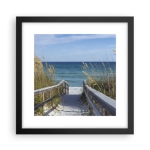 Poster in cornice nera - Al sole, al vento - 30x30 cm