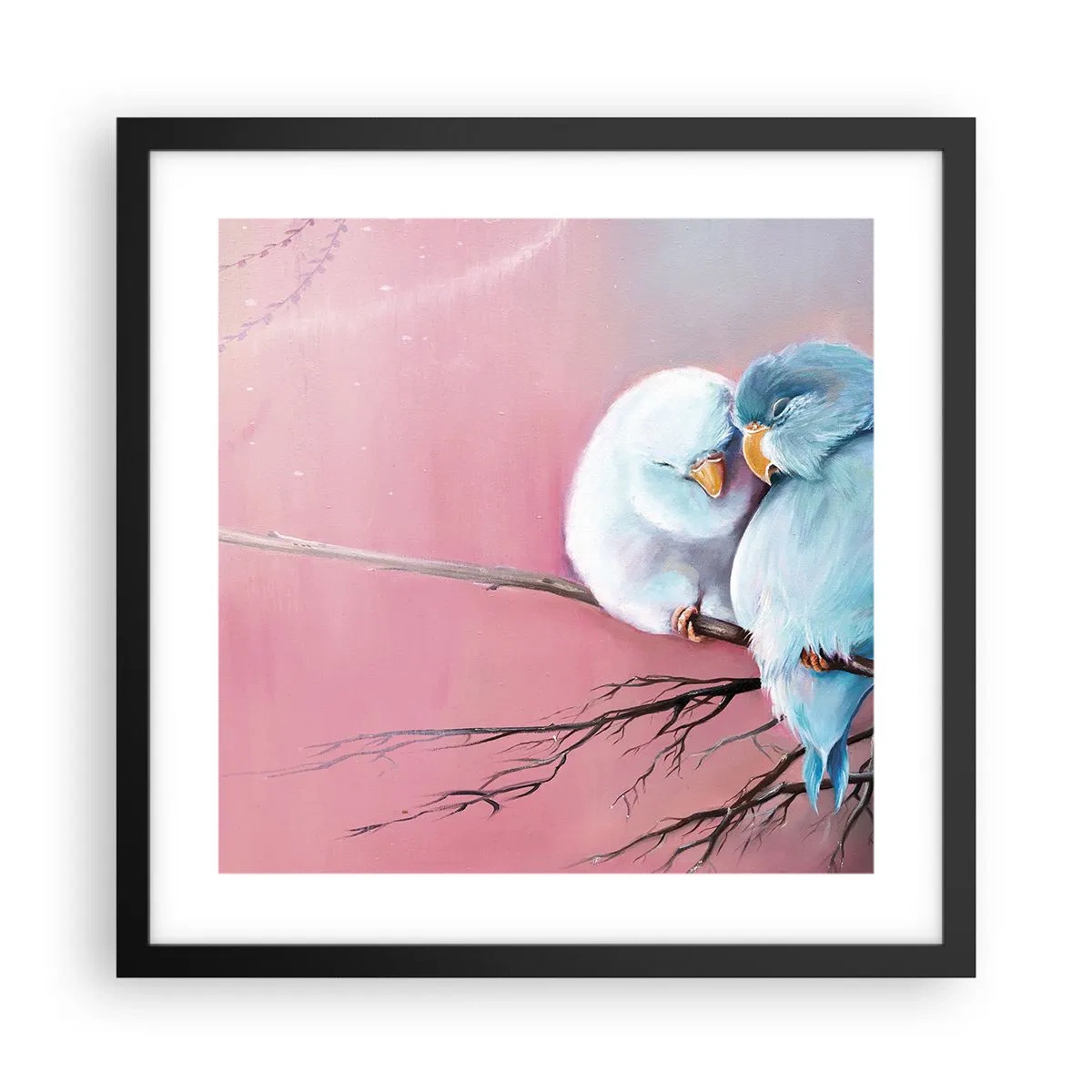 Poster in cornice nera - Che cosa aggiungere? - 40x40 cm