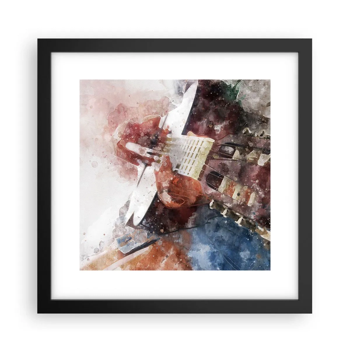 Poster in cornice nera - E tu che ne pensi? - 30x30 cm