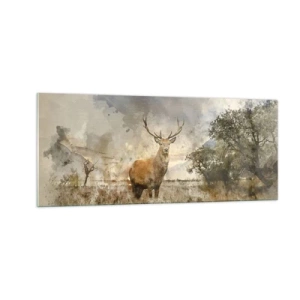 Quadro su vetro - Dignità - forza - maestosità - 100x40 cm
