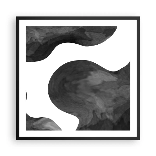 Poster in cornice nera - Via Lattea - 60x60 cm