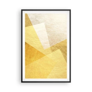 Poster in cornice nera - La pace della geometria - 61x91 cm