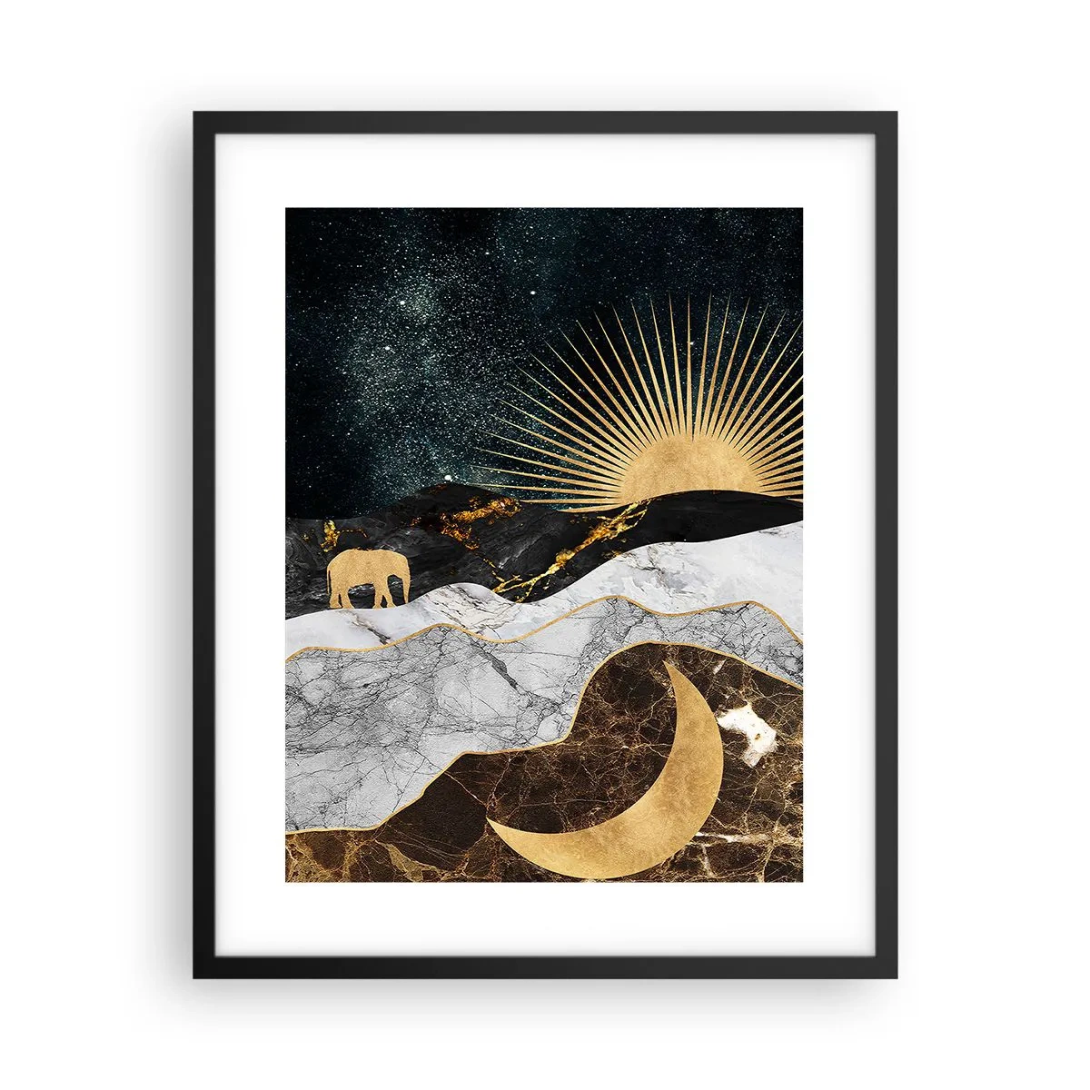 Poster in cornice nera - Leggi eterne - 40x50 cm