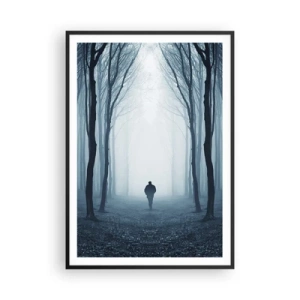 Poster in cornice nera - E tutto è semplice e chiaro - 70x100 cm