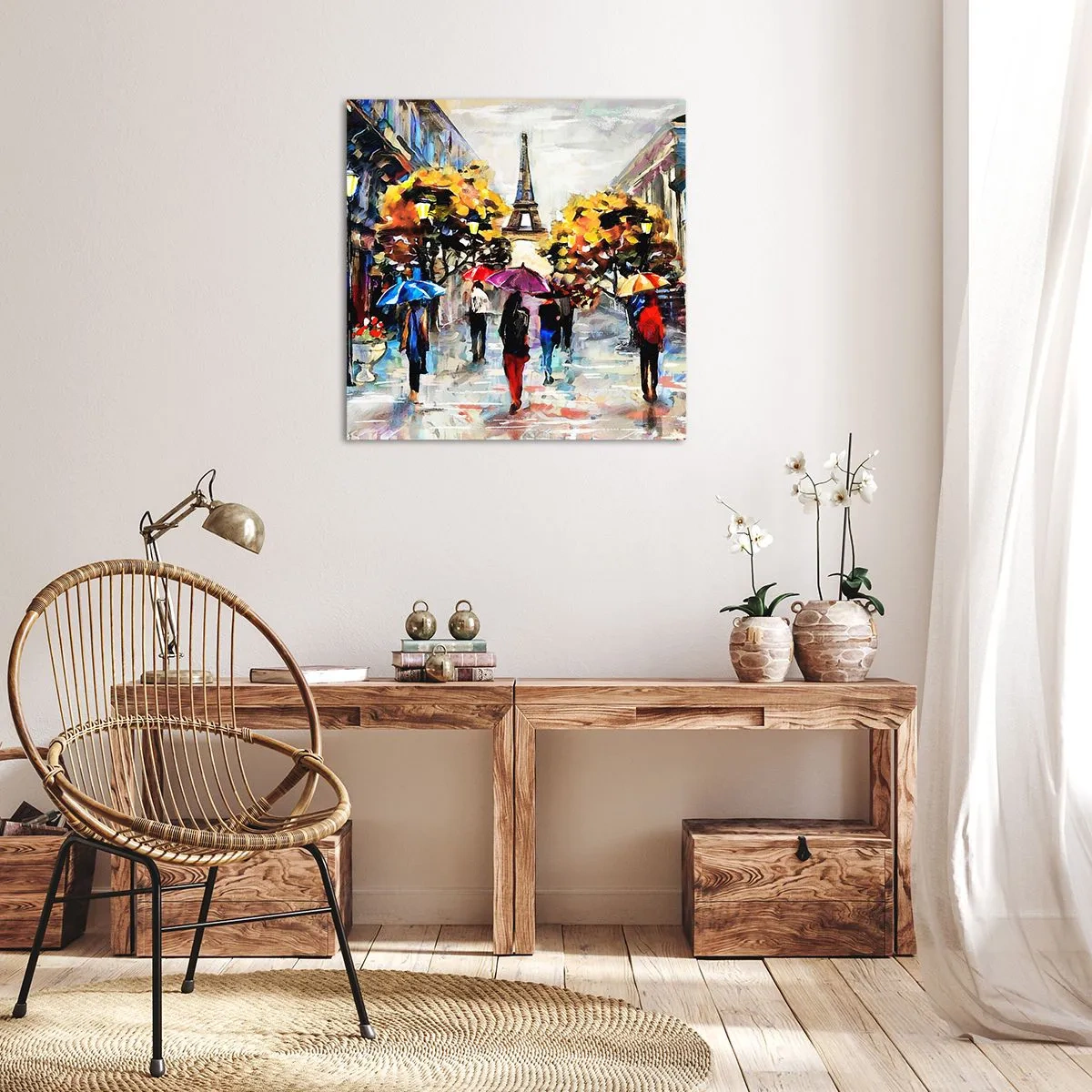 Quadro su tela - Stampe su Tela - Bella soprattutto d'autunno - 30x30 cm