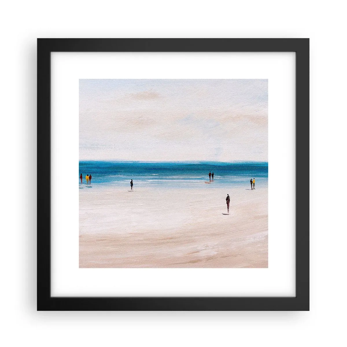 Poster in cornice nera - Un bisogno naturale - 30x30 cm