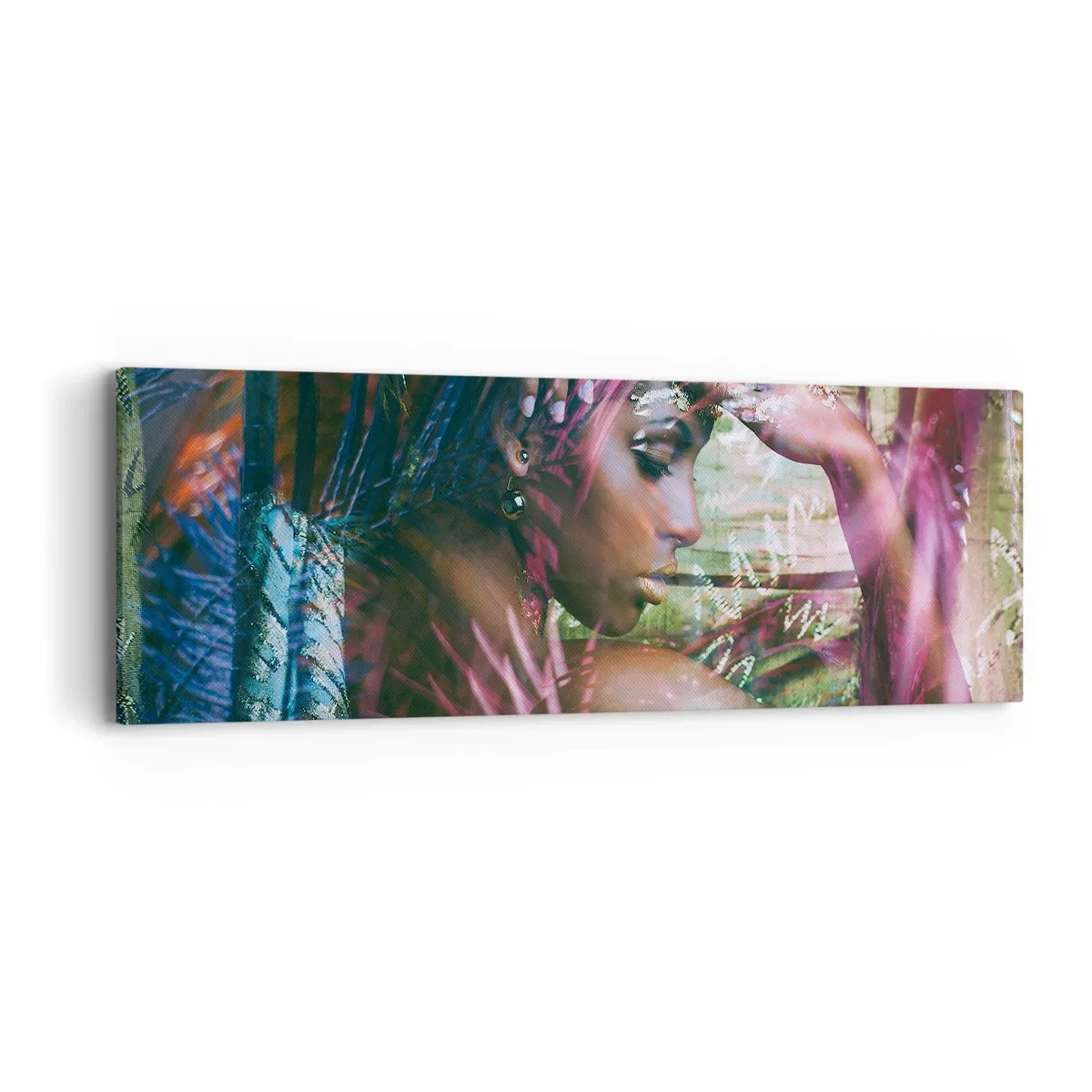 Quadro su tela - Stampe su Tela - Madre Natura nella giungla - 90x30 cm