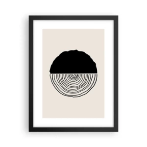 Poster in cornice nera - A metà - 30x40 cm