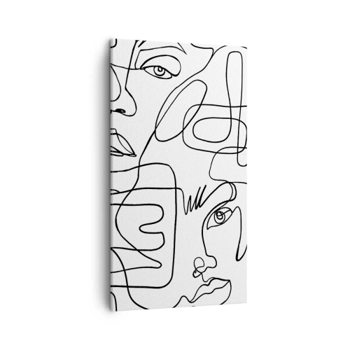 Quadro su tela - Stampe su Tela - Emozioni intrecciate - 45x80 cm