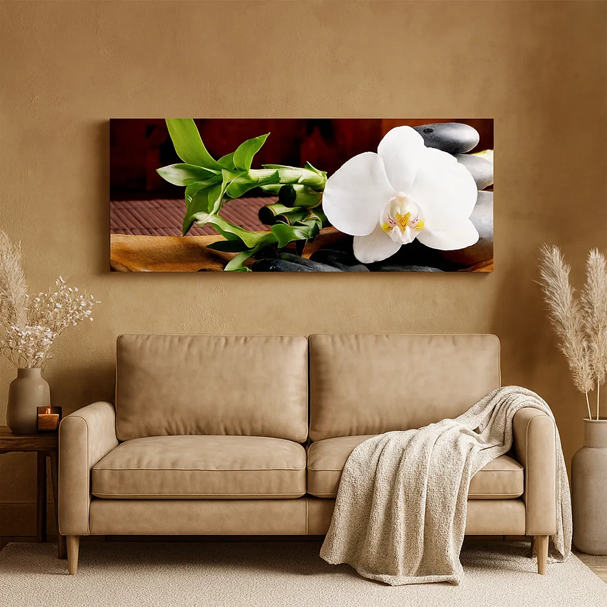 Quadro su tela - Stampe su Tela - Lasciati toccare dalla natura - 30x30 cm