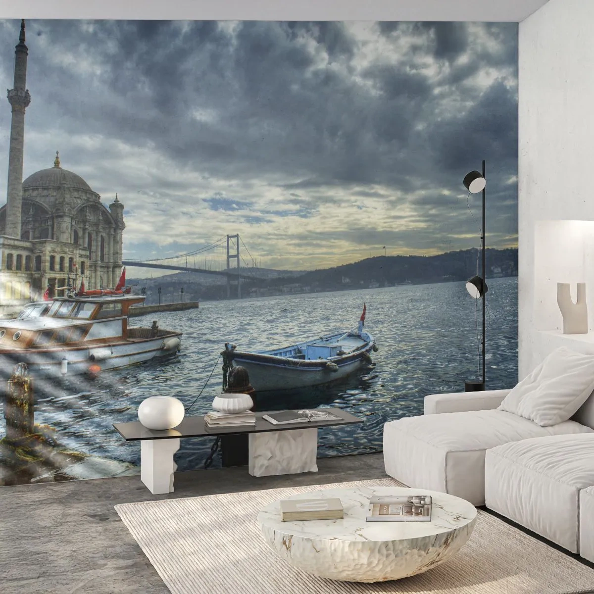Fotomurali Premium Canvas - Ai confini dei mondi - Città, Istanbul, Turchia - 200x140 cm