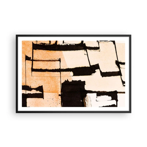 Poster in cornice nera - Comunque in ordine - 91x61 cm