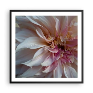 Poster in cornice nera - Freschezza in fiore - 60x60 cm