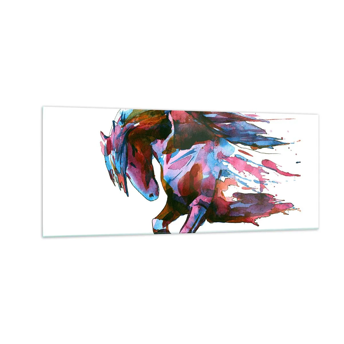 Quadro su vetro - In estasi - 100x40 cm