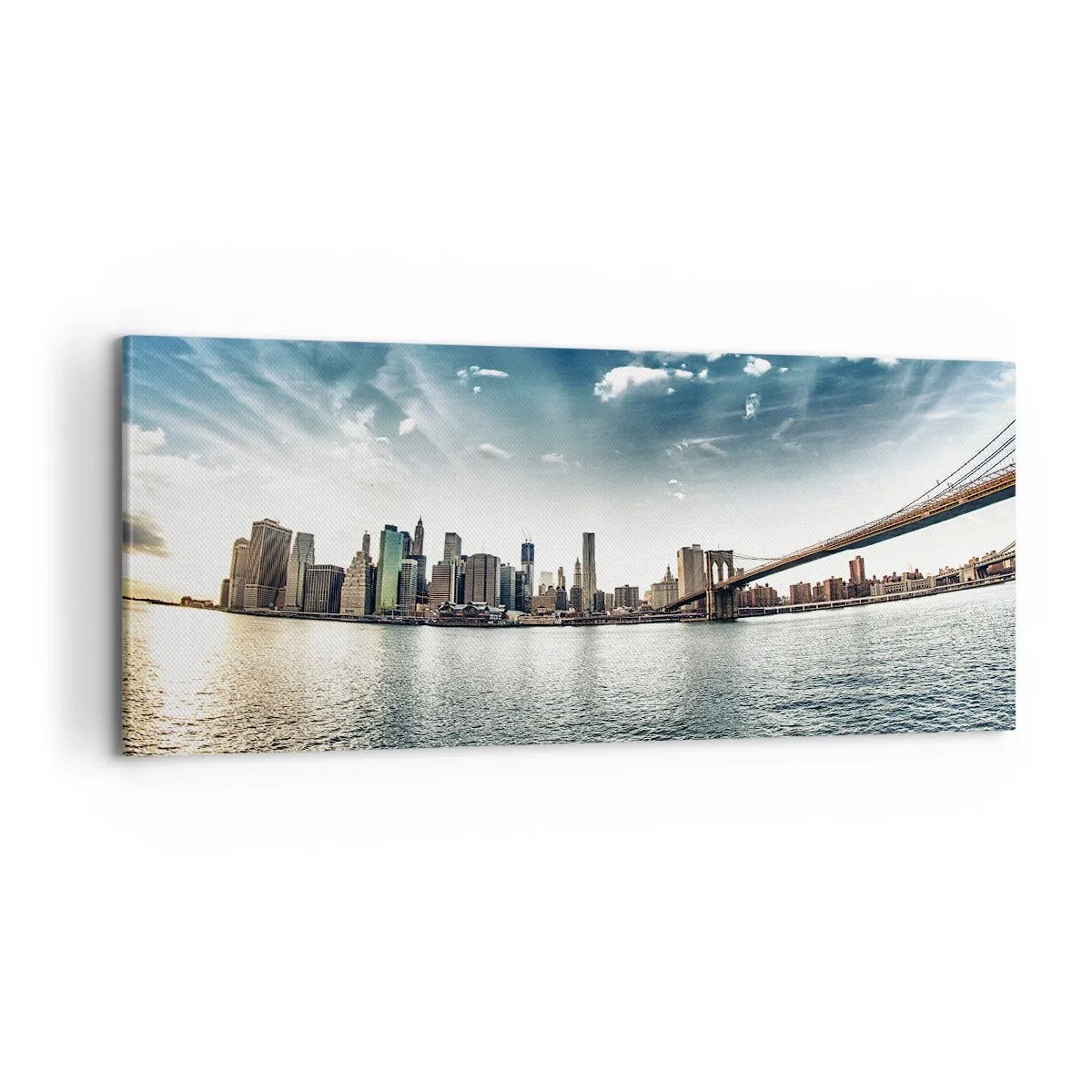 Quadro su tela - Stampe su Tela - L'isola di vetro - 100x40 cm