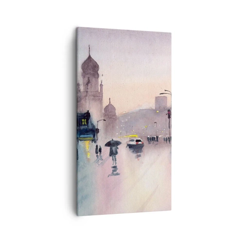 Quadro su tela - Stampe su Tela - Nella nebbia piovigginosa - 45x80 cm