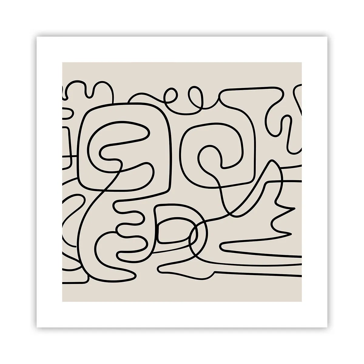 Poster - Segui il percorso - 40x40 cm