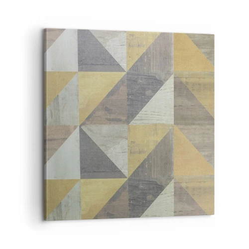 Quadro su tela - Stampe su Tela - Secondo i triangoli - 60x60 cm