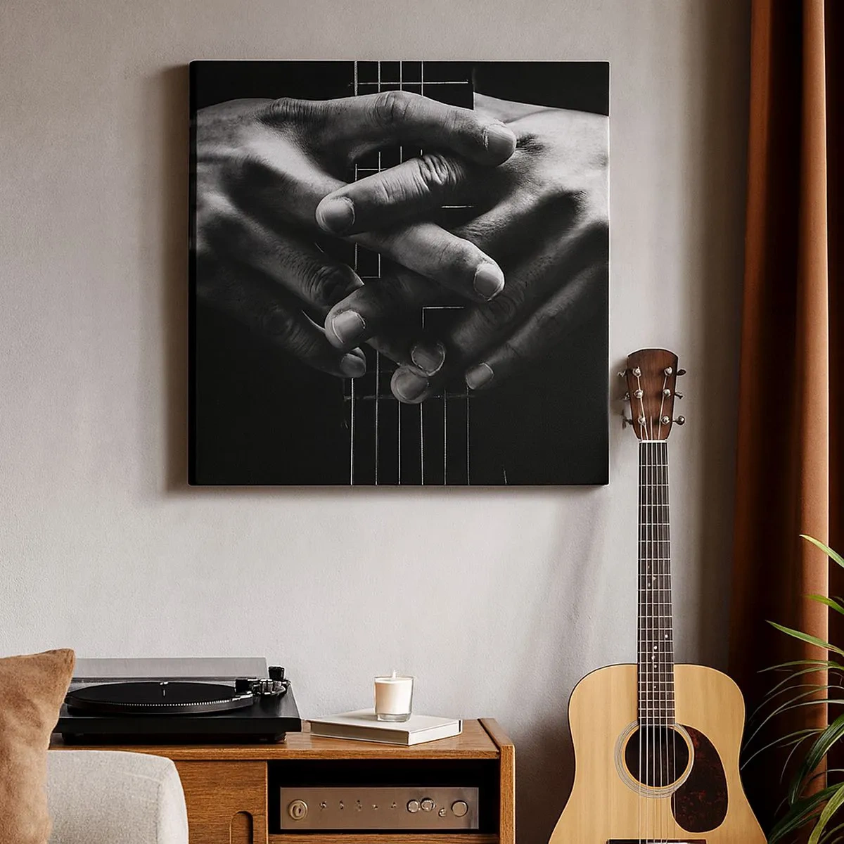 Quadro su tela - Stampe su Tela - La preghiera dell'artista - 30x30 cm