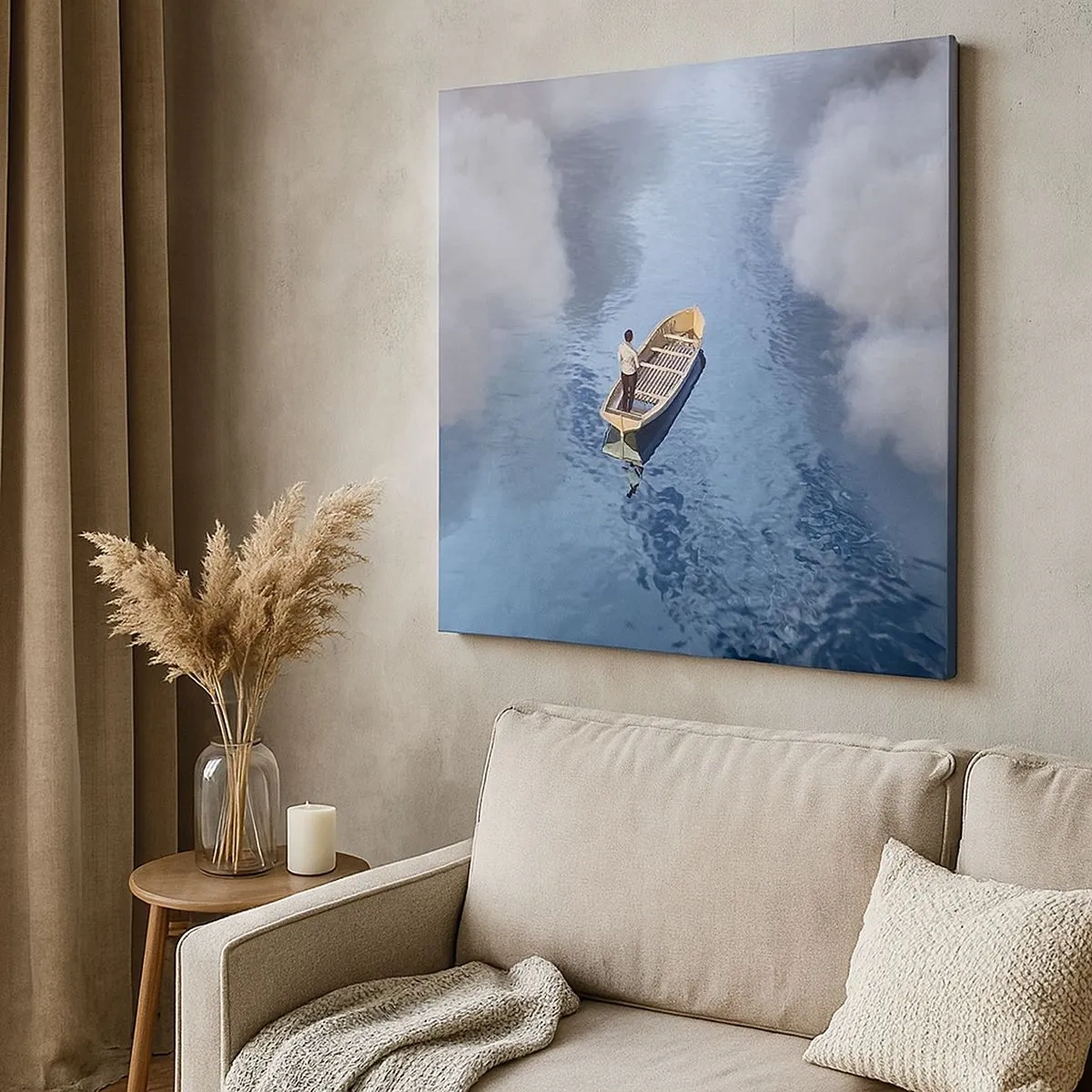 Quadro su tela - Stampe su Tela - Vita - viaggio - incertezza  - 30x30 cm