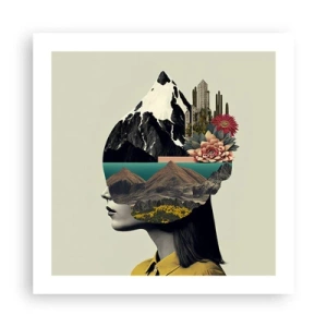 Poster - La donna è sempre un mistero - 50x50 cm