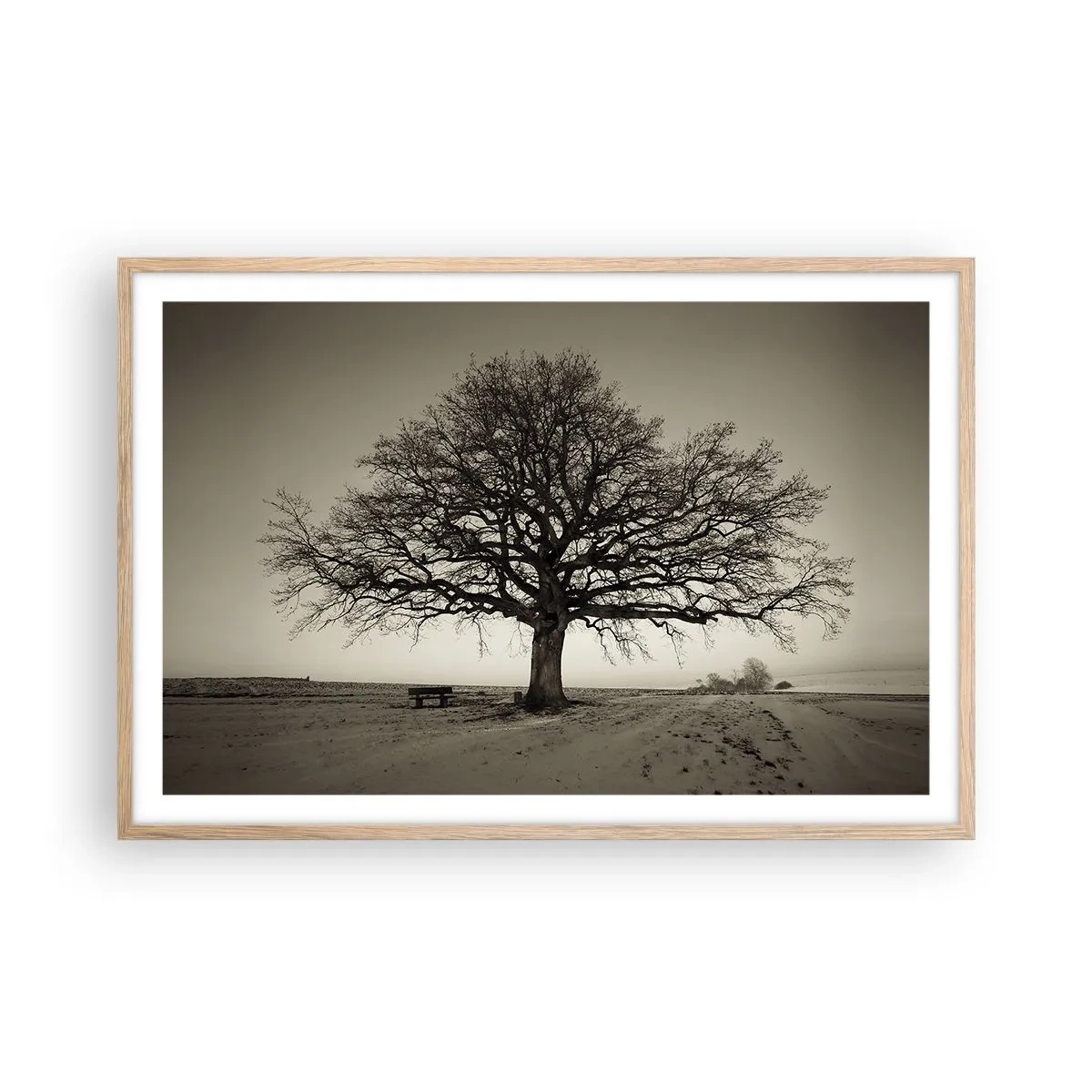 Poster in cornice rovere chiaro - Da qui all'eternità - 91x61 cm