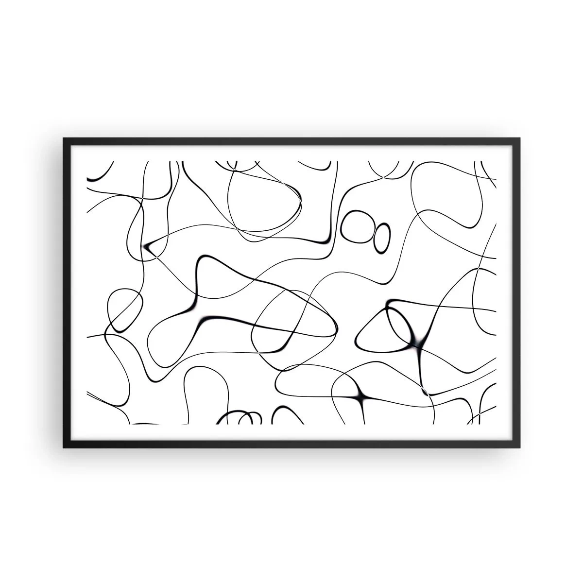 Poster in cornice nera - Strade della vita, eventi del destino - 91x61 cm
