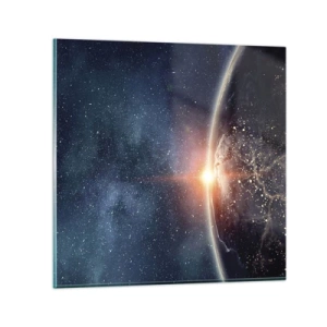 Quadro su vetro - In una nuova prospettiva - 60x60 cm