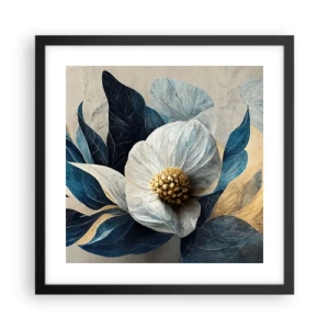 Poster in cornice nera - Ha un cuore d'oro - 40x40 cm