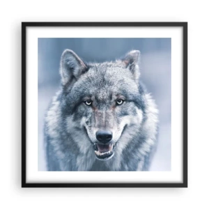 Poster in cornice nera - Accetti la sfida? - 50x50 cm