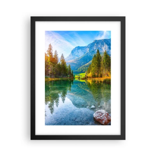 Poster in cornice nera - La mitezza dell'autunno - 30x40 cm