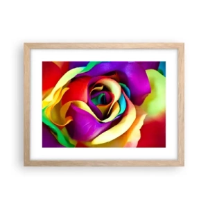 Poster in cornice rovere chiaro - È impossibile - 40x30 cm