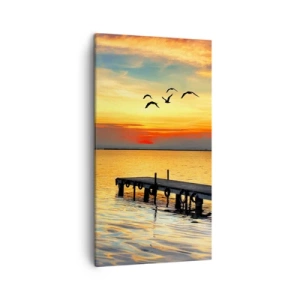 Quadro su tela - Stampe su Tela - Il ritorno alla sera - 45x80 cm