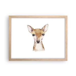 Poster in cornice rovere chiaro - La natura dell'innocenza - 40x30 cm