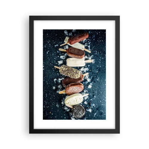 Poster in cornice nera - Il sapore della calda estate - 30x40 cm