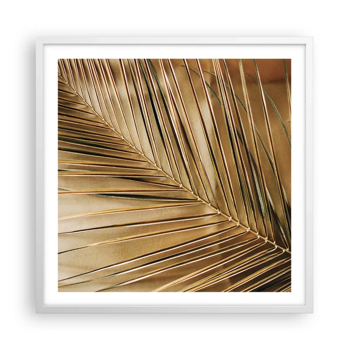 Poster in cornice bianca - Colonnato naturale - 60x60 cm