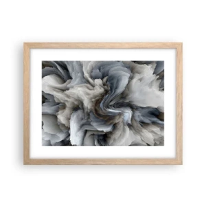 Poster in cornice rovere chiaro - Pietra in fiore - 40x30 cm