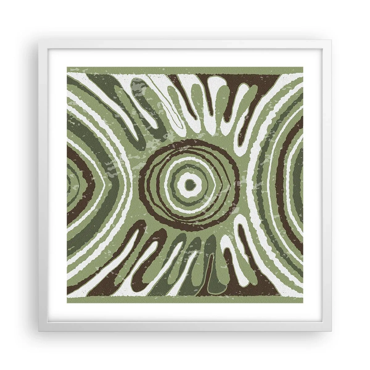 Poster in cornice bianca - Esplosione di emozioni - 50x50 cm